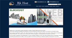 Desktop Screenshot of bjkhost.com